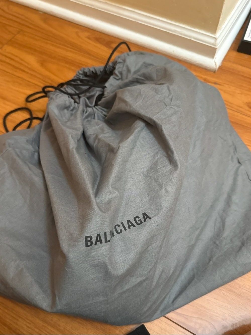 Balenciaga Canvas Tote Bag Black with Pouch + Dust Bag - Picture 4 of 5